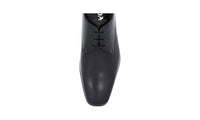 Prada Men's Black Leather Business Shoes 2EC071