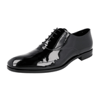 Prada Men's Black Leather Oxford Business Shoes 2EC088