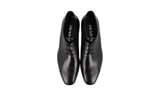 Prada Men's Black Leather Derby Business Shoes 2EC096