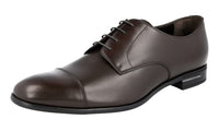 Prada Men's 2EC122 Z4C F0003 Leather Business Shoes