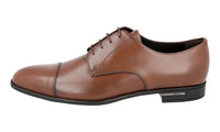 Prada Men's Brown Leather Business Shoes 2EC122