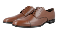 Prada Men's Brown Leather Business Shoes 2EC122