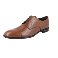 Prada Men's Brown Leather Business Shoes 2EC122