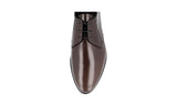 Prada Men's Brown Leather Derby Business Shoes 2EC125