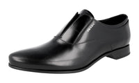 Prada Men's 2EC127 P39 F0002 Brushed Spazzolato Leather Business Shoes