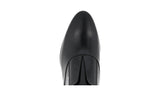 Prada Men's Black Brushed Spazzolato Leather Slip On Business Shoes 2EC127