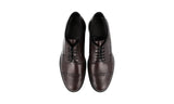 Prada Men's Brown welt-sewn Leather Derby Business Shoes 2EC133