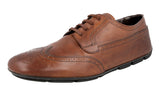 Prada Men's 2ED013 3AQG F0038 Full Brogue Leather Business Shoes