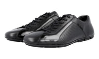 Prada Men's Black Leather Sneaker 2ED038