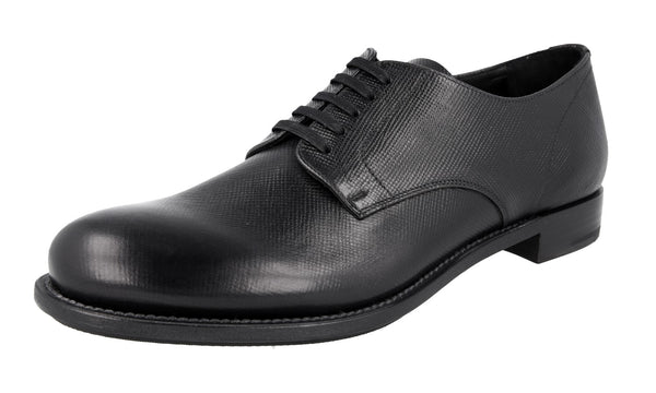 Prada Men's 2EE049 3E0N F0002 welt-sewn Leather Business Shoes