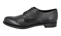 Prada Men's Black welt-sewn Leather Business Shoes 2EE049