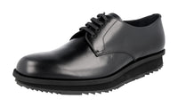 Prada Men's 2EE092 B4L F0002 Brushed Spazzolato Leather Sneaker