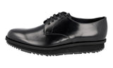 Prada Men's Black Brushed Spazzolato Leather Sneaker 2EE092