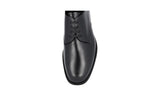 Prada Men's Black Brushed Spazzolato Leather Sneaker 2EE092