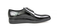 Prada Men's Black Brushed Spazzolato Leather Business Shoes 2EE182