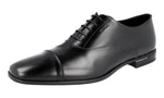 Prada Men's 2EE190 P39 F0002 Brushed Spazzolato Leather Business Shoes