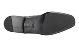 Prada Men's Black Brushed Spazzolato Leather Oxford Business Shoes 2EE190