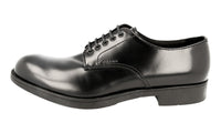 Prada Men's Black welt-sewn Leather Business Shoes 2EE191