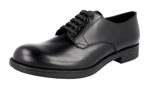 Prada Men's 2EE212 B4L F0002 welt-sewn Leather Business Shoes