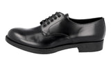 Prada Men's Black welt-sewn Leather Business Shoes 2EE212