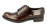 Prada Men's Brown welt-sewn Leather Business Shoes 2EE212