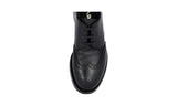 Prada Men's Black welt-sewn Leather Lace-up Shoes 2EE223