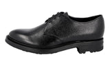 Prada Men's Black welt-sewn Leather Derby Business Shoes 2EE228