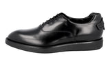 Prada Men's Black welt-sewn Leather Oxford Business Shoes 2EE253