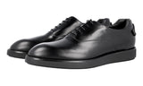 Prada Men's Black welt-sewn Leather Oxford Business Shoes 2EE253