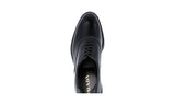 Prada Men's Black welt-sewn Leather Oxford Business Shoes 2EE253