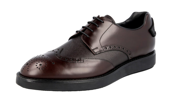Prada Men's 2EE255 3J5K F0003 welt-sewn Leather Business Shoes