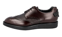 Prada Men's Brown welt-sewn Leather Business Shoes 2EE255