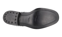Prada Men's Black welt-sewn Leather Oxford Business Shoes 2EE257