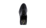 Prada Men's Black Full Brogue Leather Business Shoes 2EE260