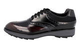 Prada Men's Brown welt-sewn Leather Lace-up Shoes 2EE260