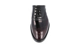 Prada Men's Brown welt-sewn Leather Lace-up Shoes 2EE260
