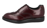 Prada Men's Brown Full Brogue Leather Oxford Business Shoes 2EE267