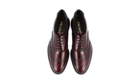 Prada Men's Brown Full Brogue Leather Oxford Business Shoes 2EE267