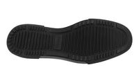 Prada Men's Black Leather Derby Sneaker 2EE286