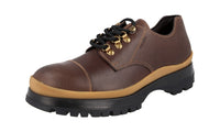 Prada Men's 2EE314 YYY F0003 Leather Lace-up Shoes
