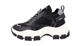Prada Men's Black Leather Like Monolith Sneaker 2EE324