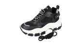 Prada Men's Black Leather Like Monolith Sneaker 2EE324