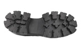 Prada Men's Black Brushed Spazzolato Leather Monolith Lace-up Shoes 2EE342