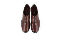 Prada Men's Brown welt-sewn Leather Business Shoes 2EE351