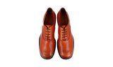 Prada Men's Brown Leather Oxford Business Shoes 2EE351