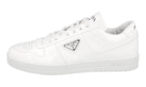 Prada Men's White Leather Downtown Sneaker 2EE364