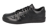 Prada Men's Black Leather Downtown Sneaker 2EE364