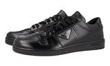 Prada Men's Black Leather Downtown Sneaker 2EE364