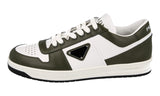 Prada Men's White Leather Downtown Sneaker 2EE364