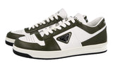 Prada Men's White Leather Downtown Sneaker 2EE364